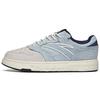 Cushioning, Wear Resistant Low Top Skateboard Shoes Men's Gray Blue 112218050-4