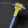 Portable Ergonomic Floor Tile Tapping Installation Hammer With Detachable Plastic Handle for Watch Repair Hardware Tool