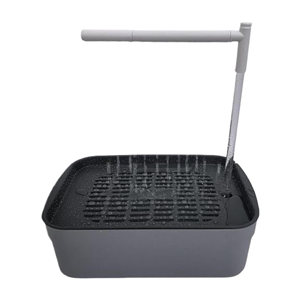 Parrot Bath Automatic Parakeet Bird Bath Shower Quiet Tub With Circulating Faucet Rechargeable Pet Supplies Bathing Accessories