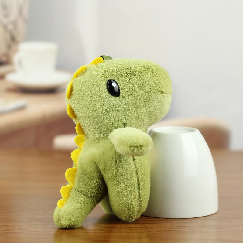 

1 шт. Милая плюшевая игрушка-динозаврик, кукла-подвеска, брелок, портативная плюшевая игрушка-кукла, брелок-подвеска для сумки