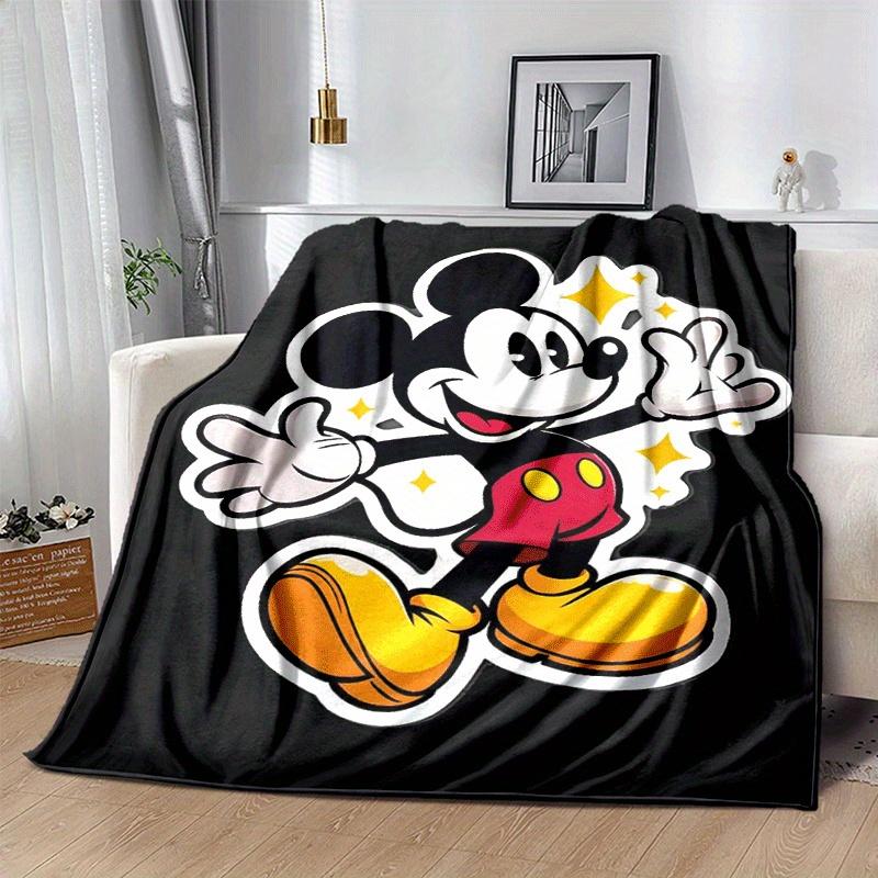 1pc Mickey Printing Blanket - Soft, All-Season Throw for Living Room, Bedroom,Personalized Gift with Adorable Cartoon Design
