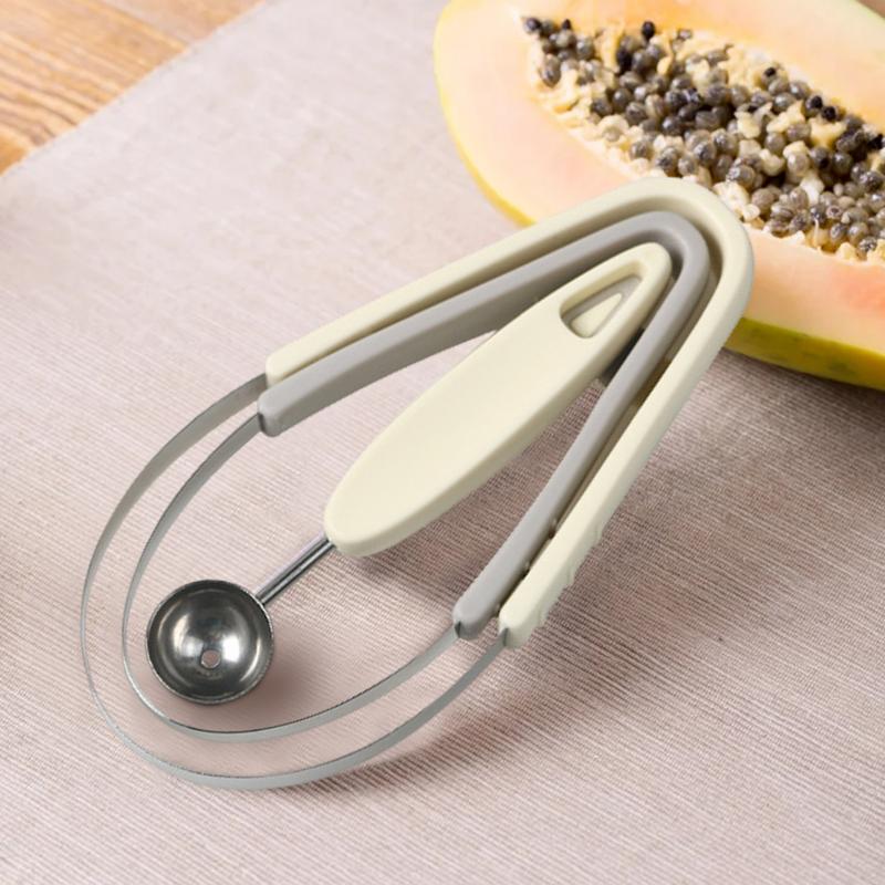 Fruchtschnitzwerkzeuge Tragbare Fruchtschnitzwerkzeuge Multifunktionaler Schäler Edelstahl Schneidwerkzeug Für Gemüse Eis