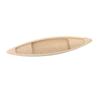 Wooden Fishing Boat Model Toy Decoration Unfinished Bookcase Decor Ornaments Craft for