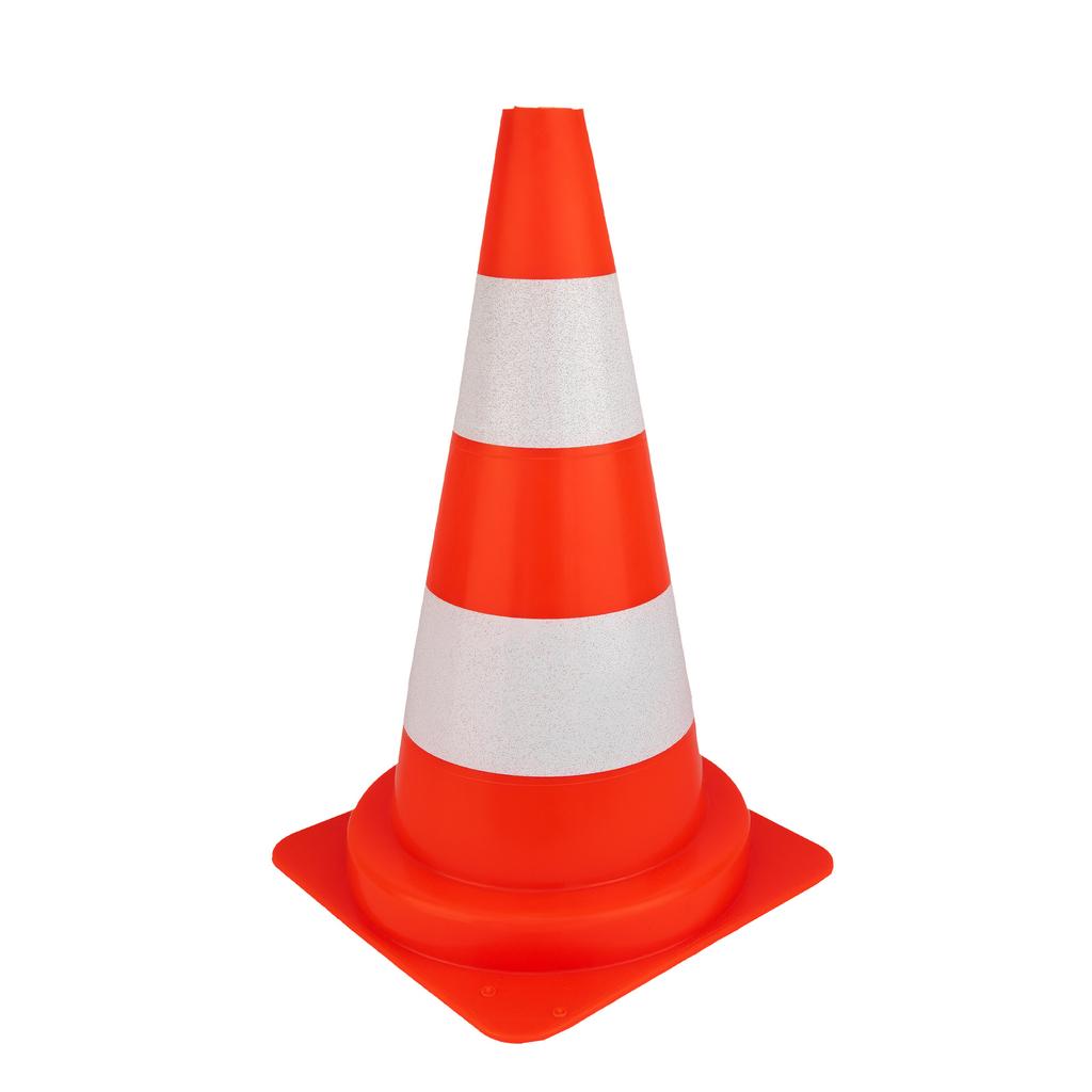 Road Cone Reflective Warning Post 50cm Soft PVC Cone