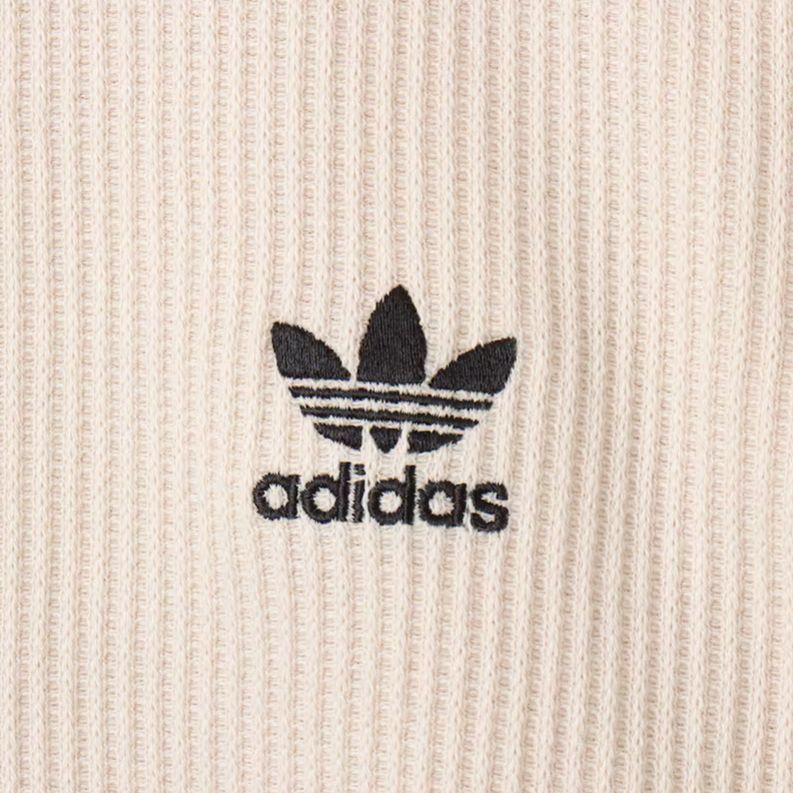 [USED] Authentic adidas Track Jacket, Size L, Unisex, Waffle, White