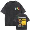 Spieler Arc Raiders Vintage Washed T-Shirt Herren Gothic Mode Baumwoll-T-Shirt Yk harajuku Hochwertiges Kurzarm-Oberteil