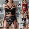 Damereim Blonde Heklet utskjæring Teddy Undertøy Broderi Undertøy