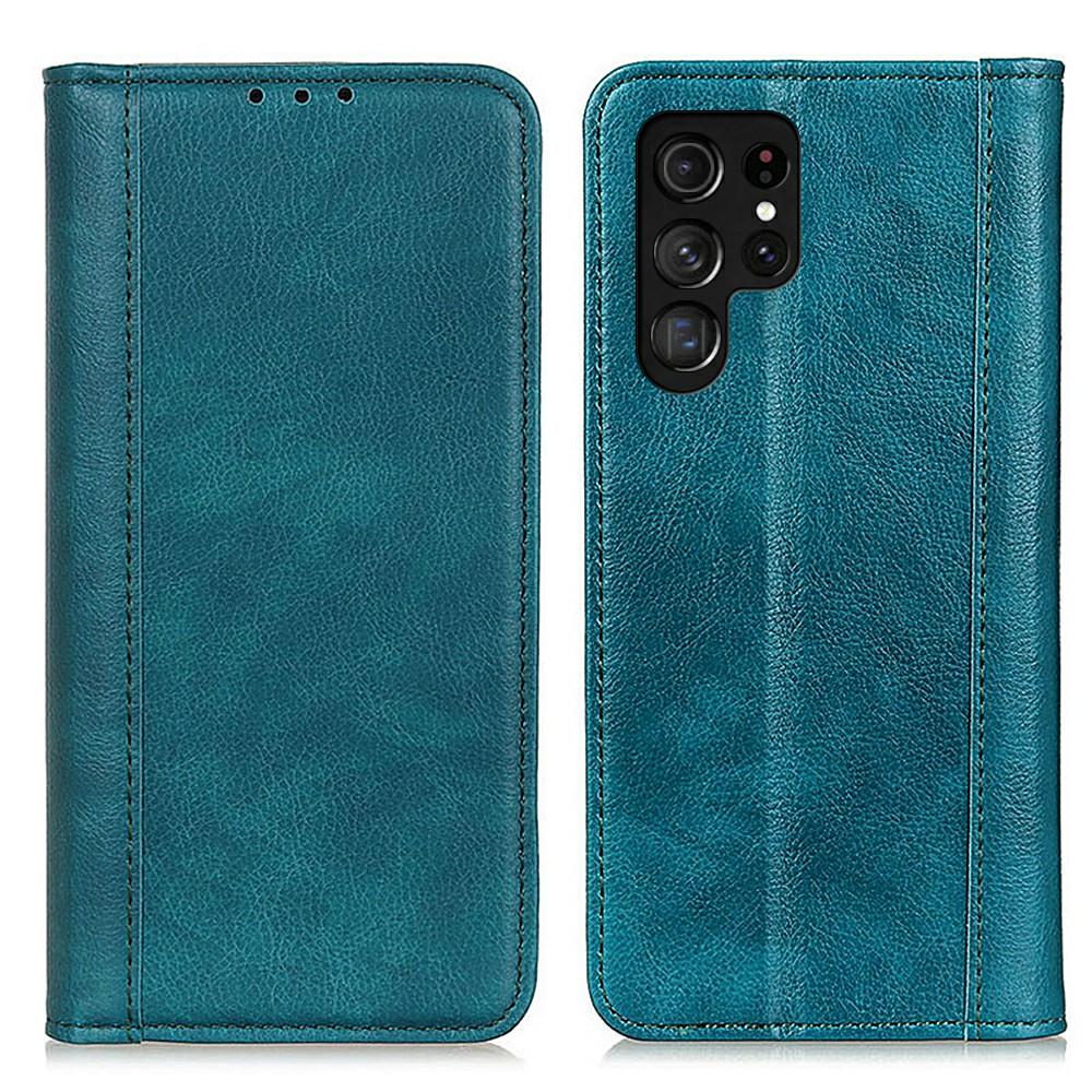 

For Samsung Galaxy S26 Ultra Stand Case Split Leather Litchi Texture Wallet Phone Cover
