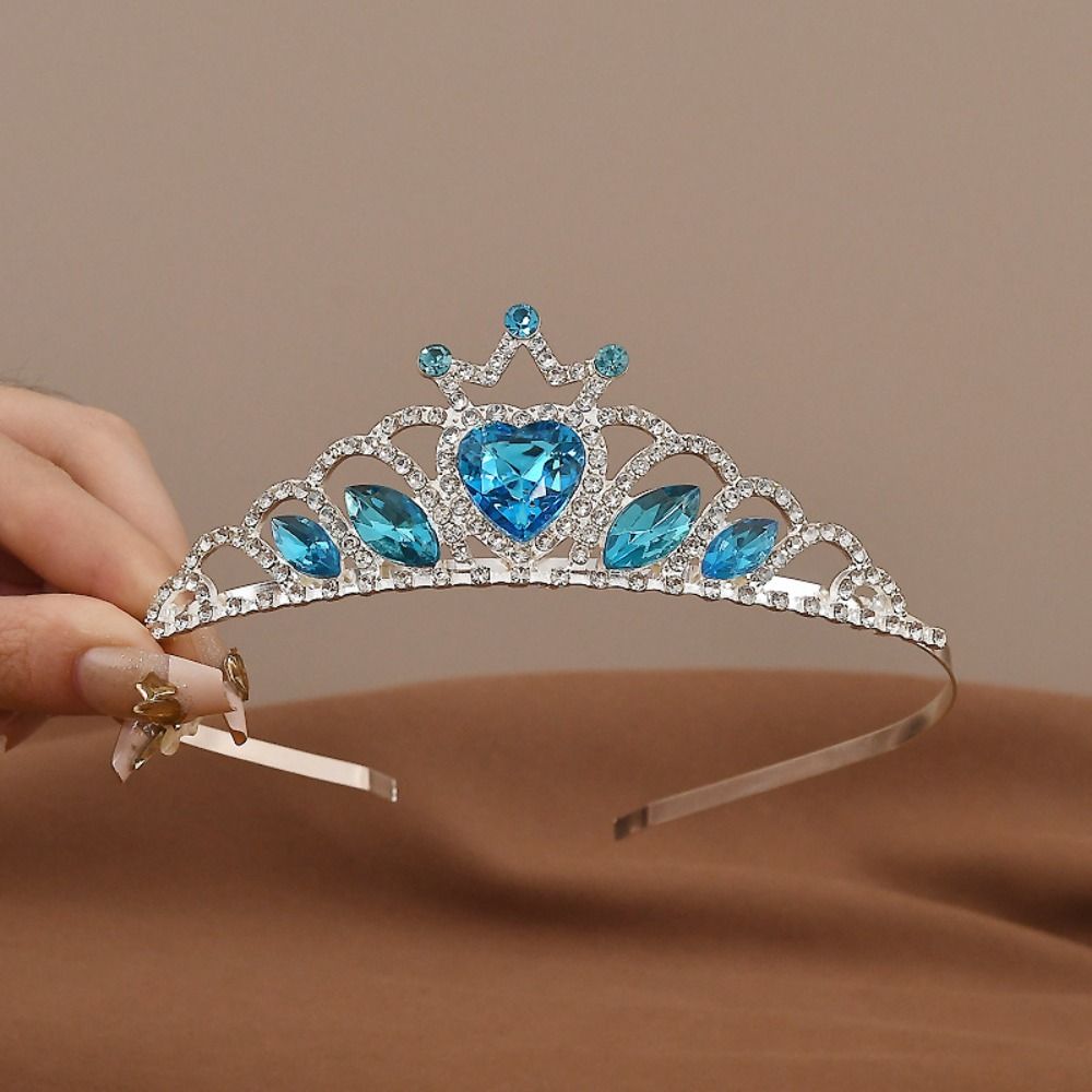 Exquisite Birthday Queen Tiara Heart Designs Women Hair Hoop Girls Party Headbands  Princess Prom