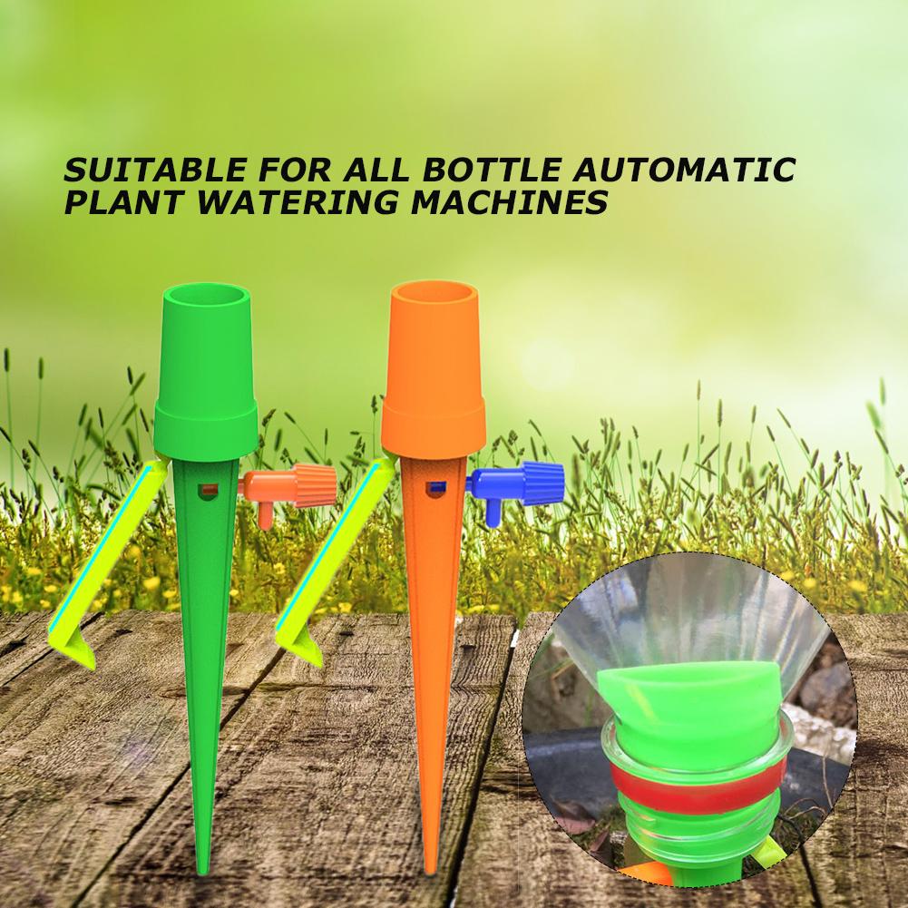 12pcs Automatic Watering Irrigation Spikes Garden Plant Flower Bottle SprinklerK