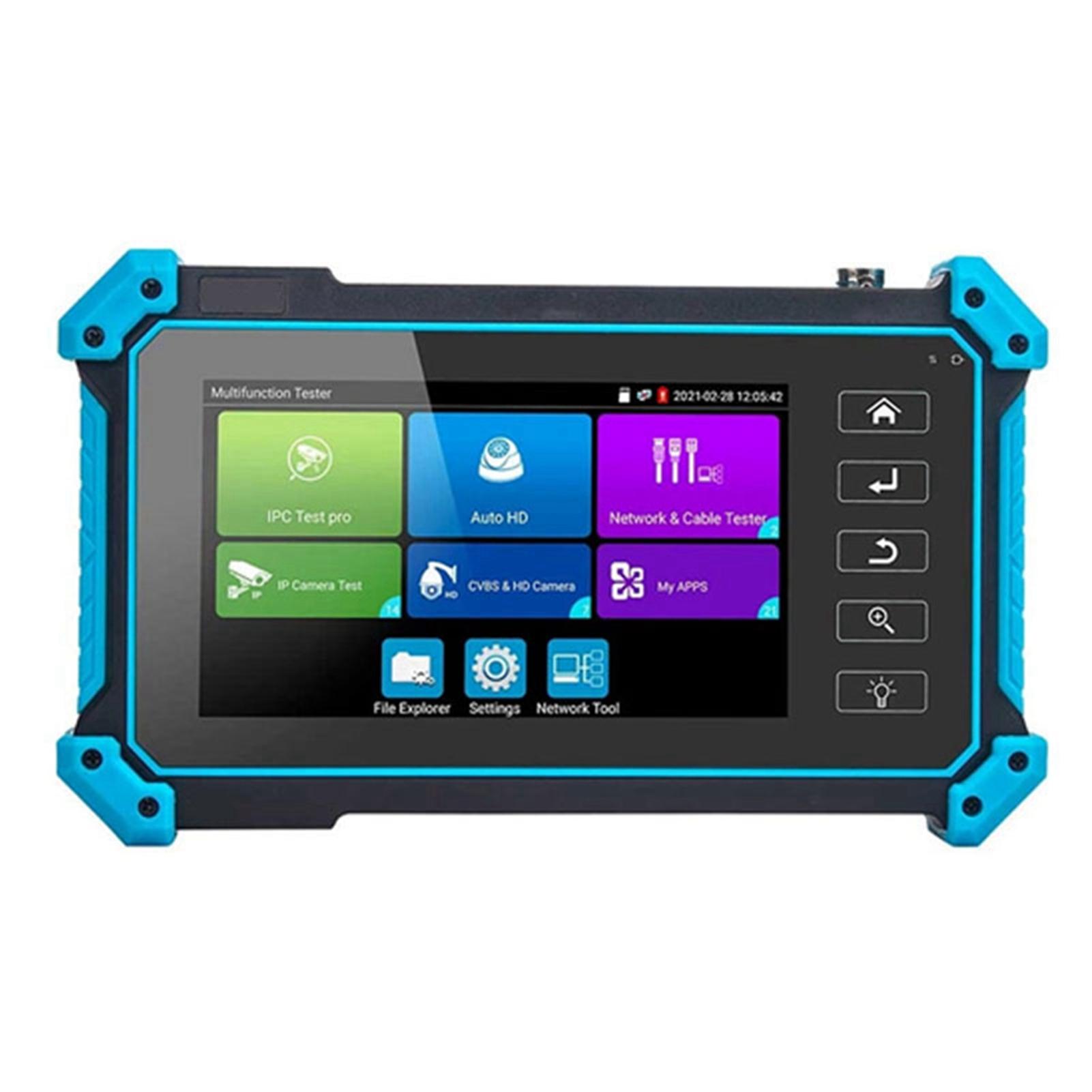 

Тестер камеры видеонаблюдения Портативный 5-дюймовый дисплей Коаксиальный аналоговый видеомонитор Тестер