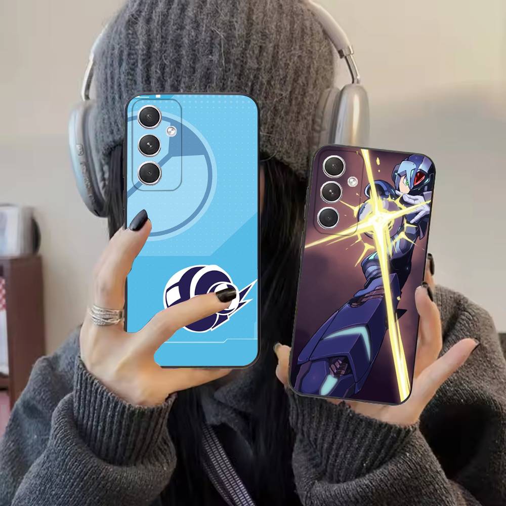 M-Mega Man S-Star Force Phone Case For Samsung S25,24,21,22,23,20,S30,Ultra,Plus, Fe,5G Silicone Cover