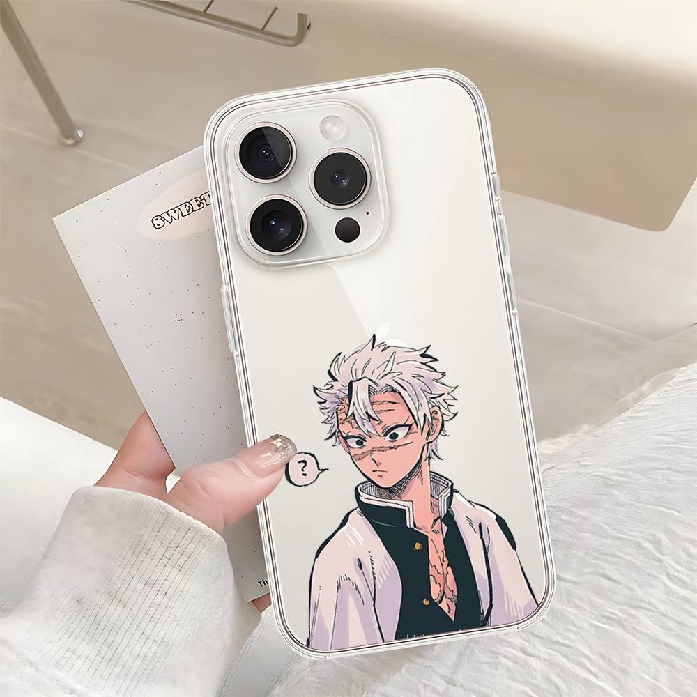 Cute S-Shi-na-zugas-was Phone Case For IPhone 17 16 15 14 Plus 13 12 11 Pro Max Phone Back Cover Transparen