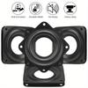 8pcs Turntable Steel Ball Bearing Rotating Tray Strong Sturdy Table Cabinet