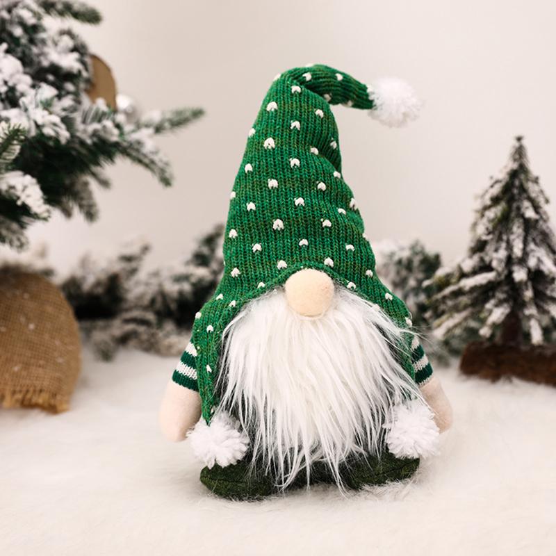 Christmas Gnomes Plush Toys Handmade Comfortable Plush Gnomes Elf Christmas Decorations Well Stitched Christmas Ornaments For