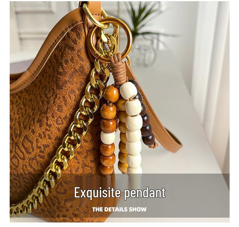 2025 Retro Fashion Chain Women's Shoulder Bag - Versatile, Solid Color, High-End Texture for Commuting & Crossbody Use