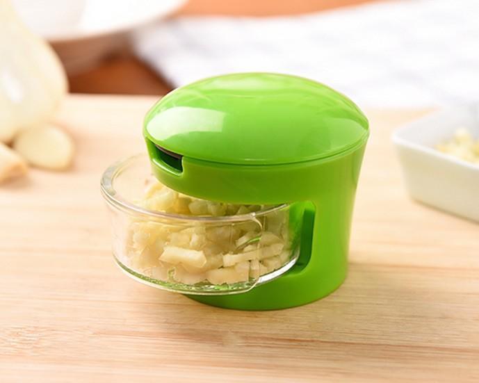 Practical Home Kitchen Tool Kit Garlic Press Chopper Slicer Hand Presser Garlic Grinder ADM