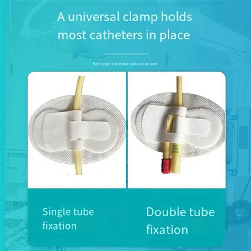 M-Modern-100Pcs Catheter Stabilization Device Legband Holder Sticker Catheter Tube Holder Catheter Legband Holder Sticker