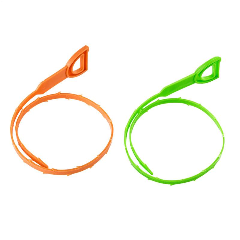 21 Inch Bathroom Kitchen Sink Cleaning Pipe Hook Cleaner Sticks Clog Remover Sewer Dredging Spring Pipe Hair Dredging Tools