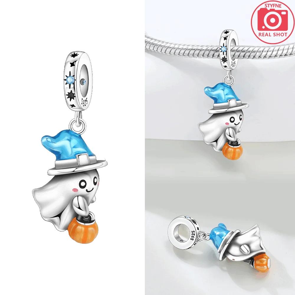 Original Penguin Pendant Flying Dragon Ghostly Dinosaur Charm Copper Beads Fit Bracelet Jewelry Diy Women Accessory Gift