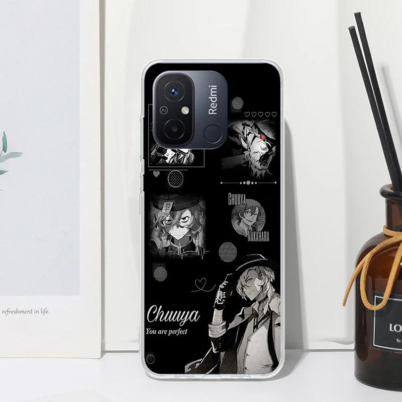 Bungo Stray Dogs Nakahara Chuuya Phone Case For Xiaomi Redmi 12C 12 10C 10A 10 9C 9A 9T 9 8A 8 7A 7 6A 6 Pro K70 K40 K20 Fundas