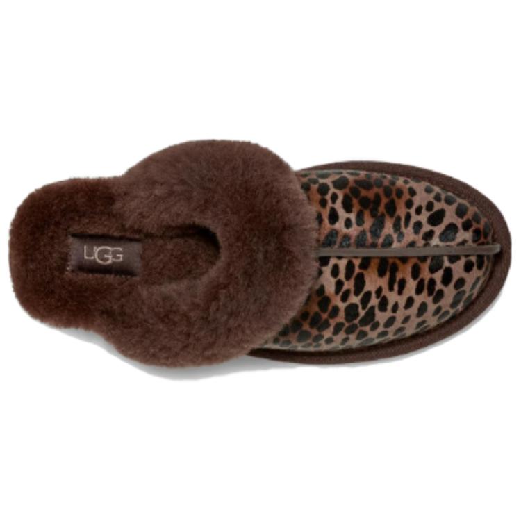 UGG Classic Simple Versatile Fashion Non-Slip Closed-Toe Slippers Unisex Slippers Brown 1158352-BCDR