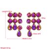 Women's Drop Earring Glass Crystal Geometric Exaggerated Premium Party Earrings