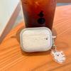 Photo frame plating cute white happy dog for apple AirPods 1 earphone case bluetooth pro1 earphone cover