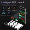 Flexible LED Matrix Display For Car 16x32 Full-Color Bluetooth APP Control Scrolling Sign Demon Eye Kit
