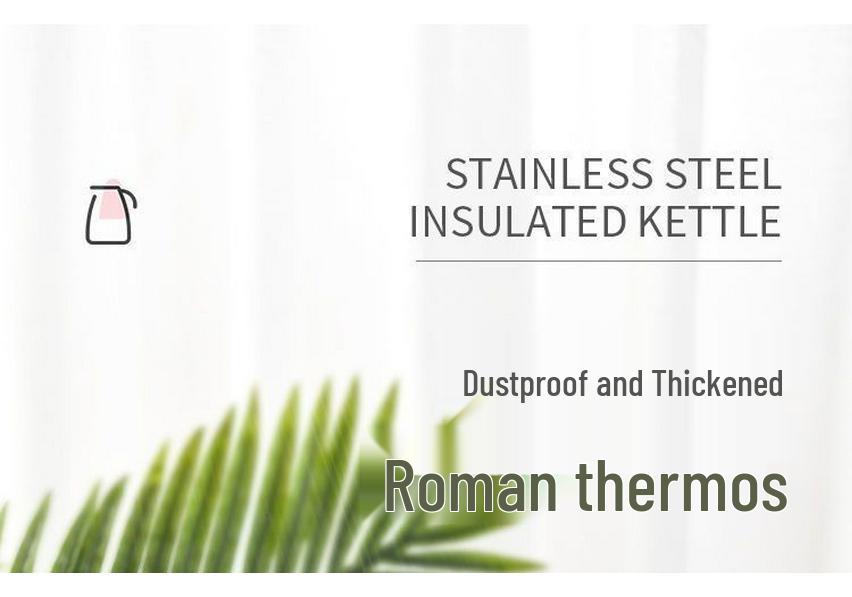 304 Stainless Steel Thermos Flask with Tea Infuser - Large Capacity Hot Water Bottle and Kettle for Home Use