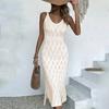Summer new sexy knitted slim seaside vacation ladies dress