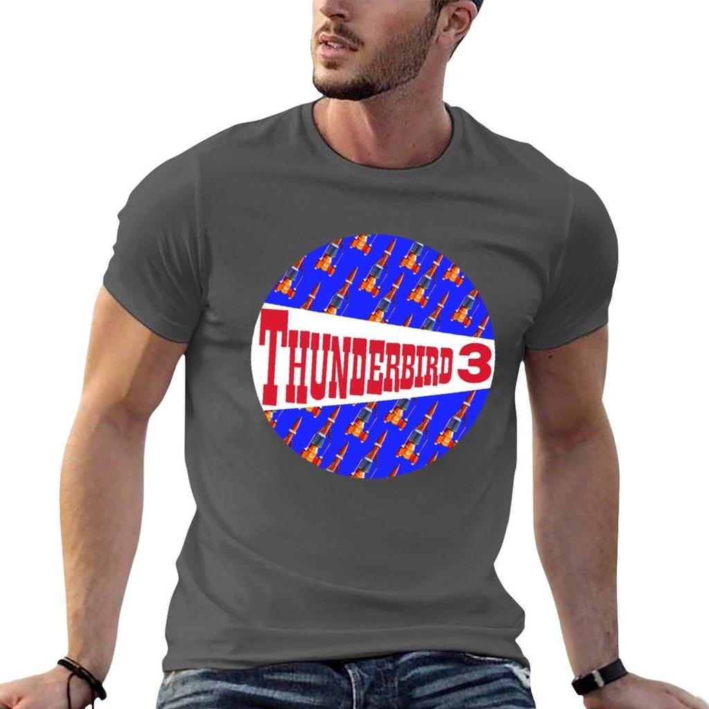 Thunderbird 3 Thunderbirds Tv Original Series Alan Tracy Tshirt Casual Streetwear Short Sleeve Tee