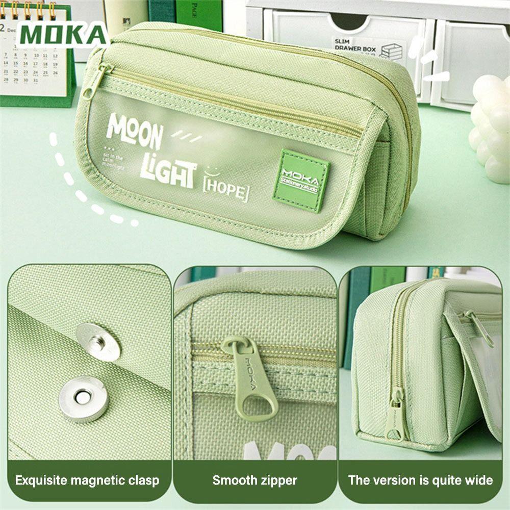 Multilayer Pen Bag Dirt-resistant Stationery Organizer Multifunctional Stationery Bag  Students