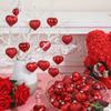 Heart Ornament Heart Baubles Hanging Ornament for Valentine Day Decors Mother Day Christmas Tree Wedding Party Decoration