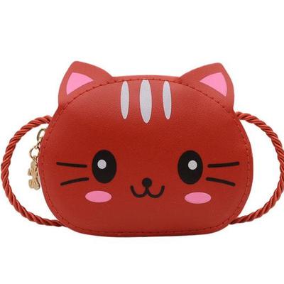 Mode Prinzessin Kinder Mini Handtaschen Baby Mädchen PU Leder Kleine Schulter Umhängetaschen Nette Katze Kinder Geldbörse Brieftasche