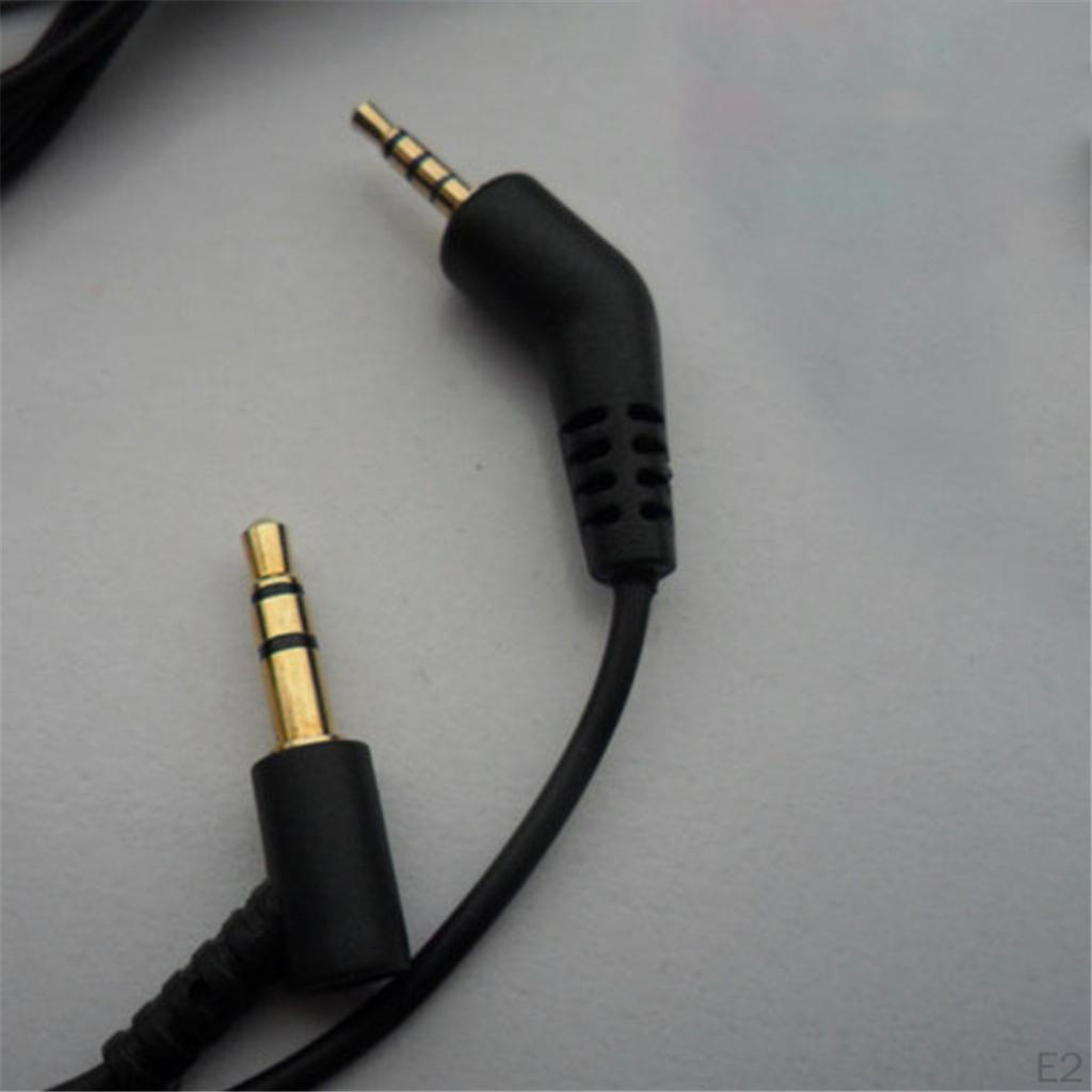 Replacement 2.5 To 3.5 Cord with Remote Mic for On-Ear 2 OE2 OE2i Audio Headphones 1.8m Black
