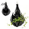 Gotische Wohnkultur 3D-gedruckter hängender Fledermaus-Blumentopf, geformter Pflanztopf, kreativer Halloween-Dekorationshalter Blumentöpfe, für Innen Außen Garten