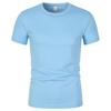 Men's Quick-Dry Mesh Sports T-Shirt - Short Sleeve, Round Neck, Solid Color