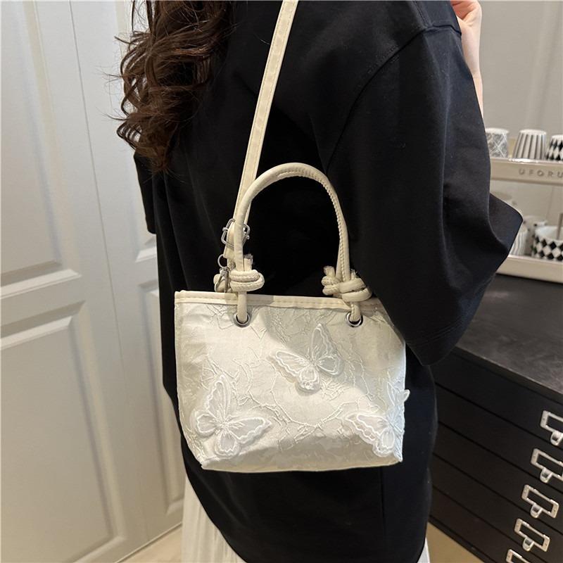 Spring new high-value handbag, beautiful butterfly niche shoulder crossbody bucket bag