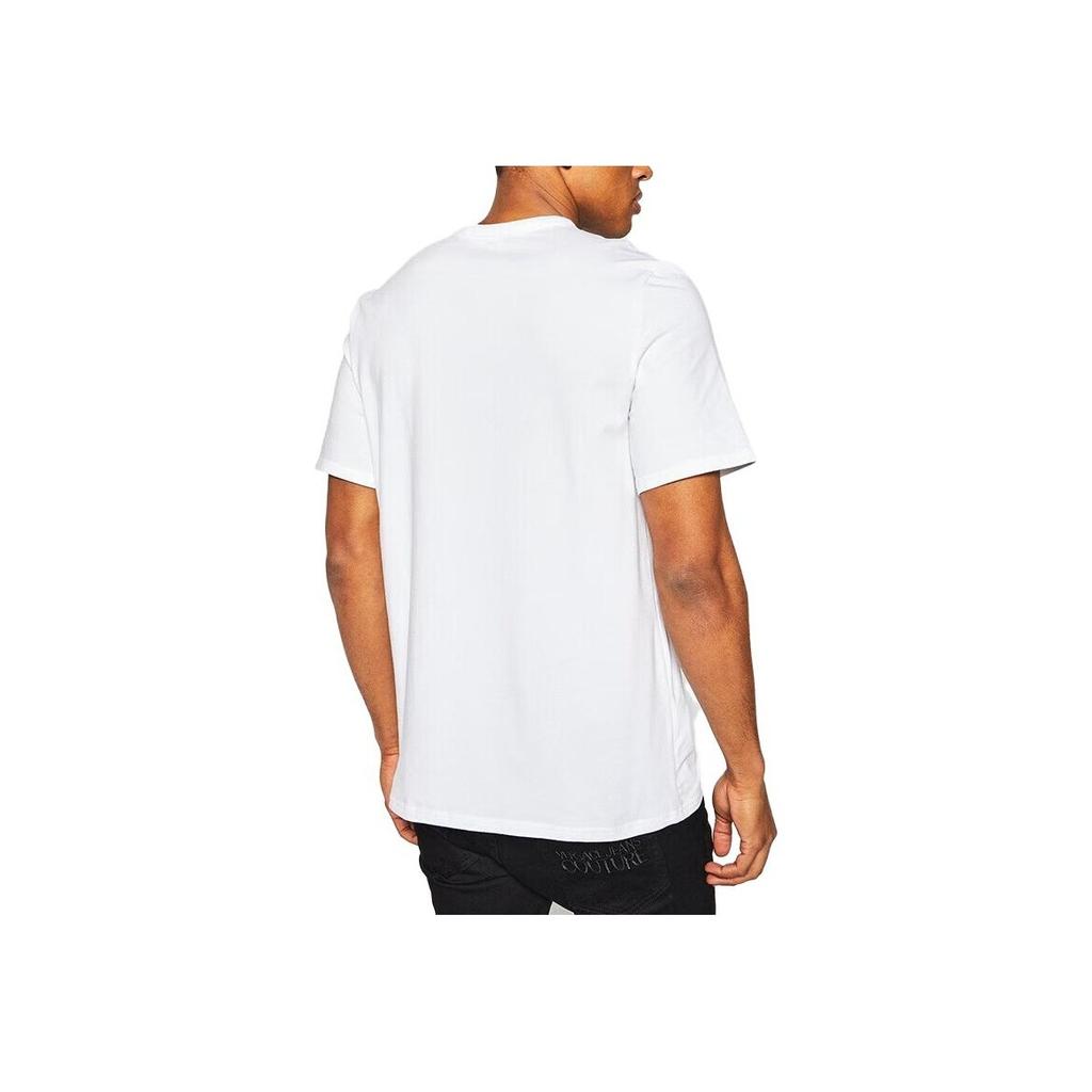 Calvin Klein Letter Logo Printed Crew Neck Short Sleeve T-Shirt Men Tops White NM1903E-7UM