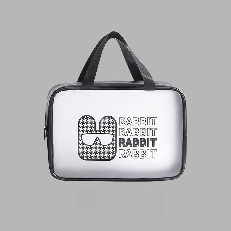 Transparent Cartoon Cosmetic Bag Portable Wash Bag Waterproof Travel Storage