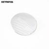 Chrome Gas Fuel Tank Cap For Mazda CX-30 CX30 - 2024 Carbon Fiber Oil Filler Gasoline Cover Trim Accessories Car Styling