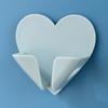 Heart Power Cord Plug Bracket Wall Mounted Cartoon Adhesive Hook Socket Storage Rack Holder Home organizer