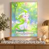 Leafeon Custom Name Diamond Painting Personalized 5D Full Drill DIY Diamond Art Home Decor