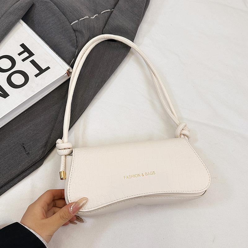 Underarm bag 2025 new crocodile pattern small square bag commuter shoulder messenger bag