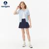 Navigare Girls' Summer Short Sleeve Cable Knit Cardigan