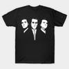 Herren Schwarzes Print-T-Shirt Goodfellas No-Cut Thermotransfer-Druck Baumwoll-T-Shirt