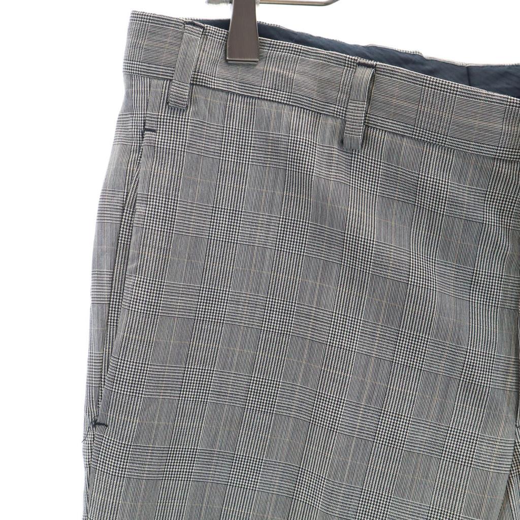 Prada Made In Hungary Glen Check Slacks Pants 48R Gray Men's Used