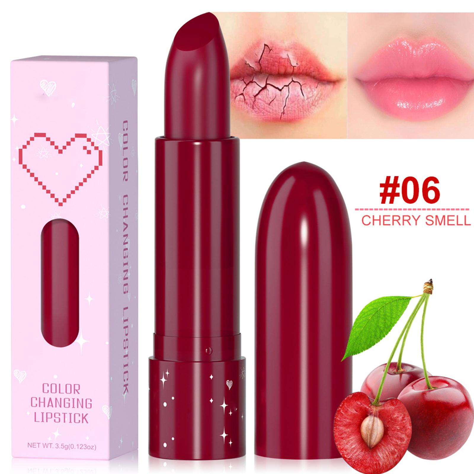

Women s Mood Changing Lipstick with Sweet Fruit Scent, Waterproof & Highly Pigmented, Non-Stick Formula for All Day Wear, Party or Holiday Makeup One Size