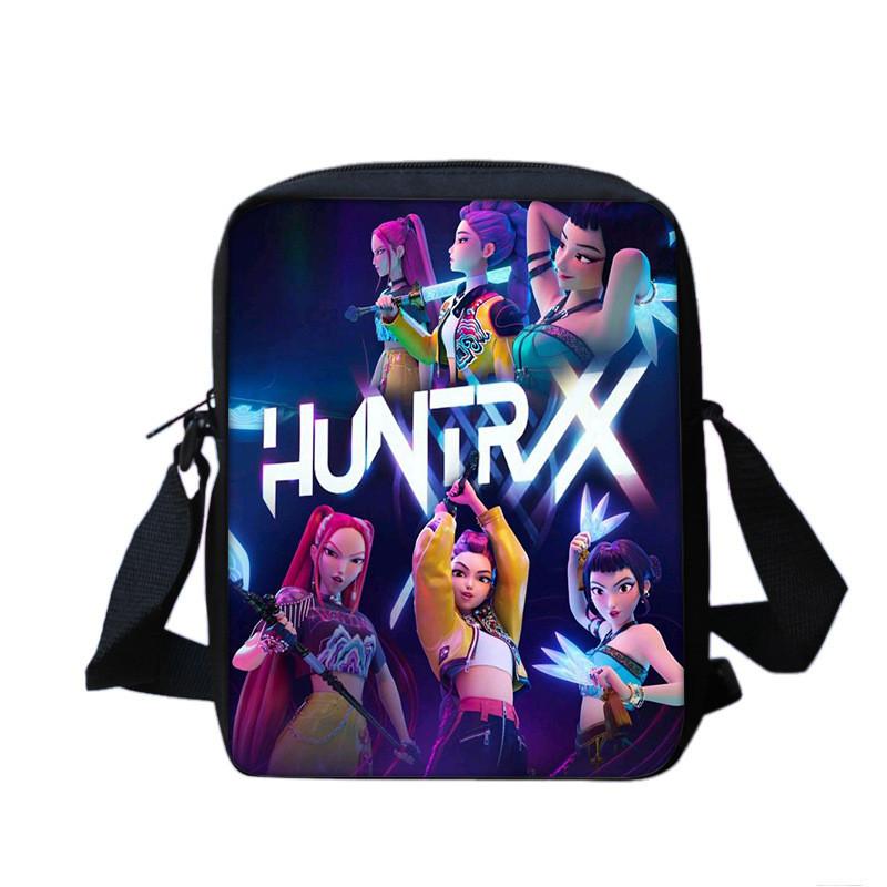 Kpop Demon Hunters Crossbody Tas Met Geprint Ontwerp Voor Middelbare Scholieren